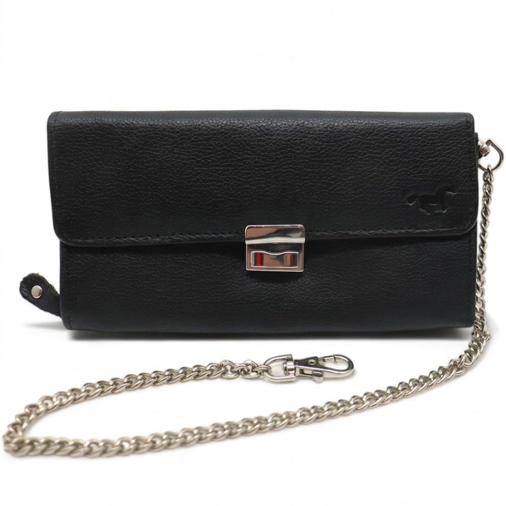 Kelnerbeurs – Horeca Portemonnee – Waiter Wallet – Echt Leer – Zwart