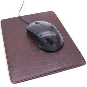 Muismat Leer Bruin Voorkant