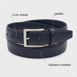 Riem Heren G238 Blauw Usp
