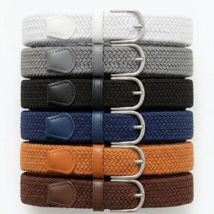 Riem Dames Elatiek 6pak Lady White Grey Black Blue Cognac Darkbrown